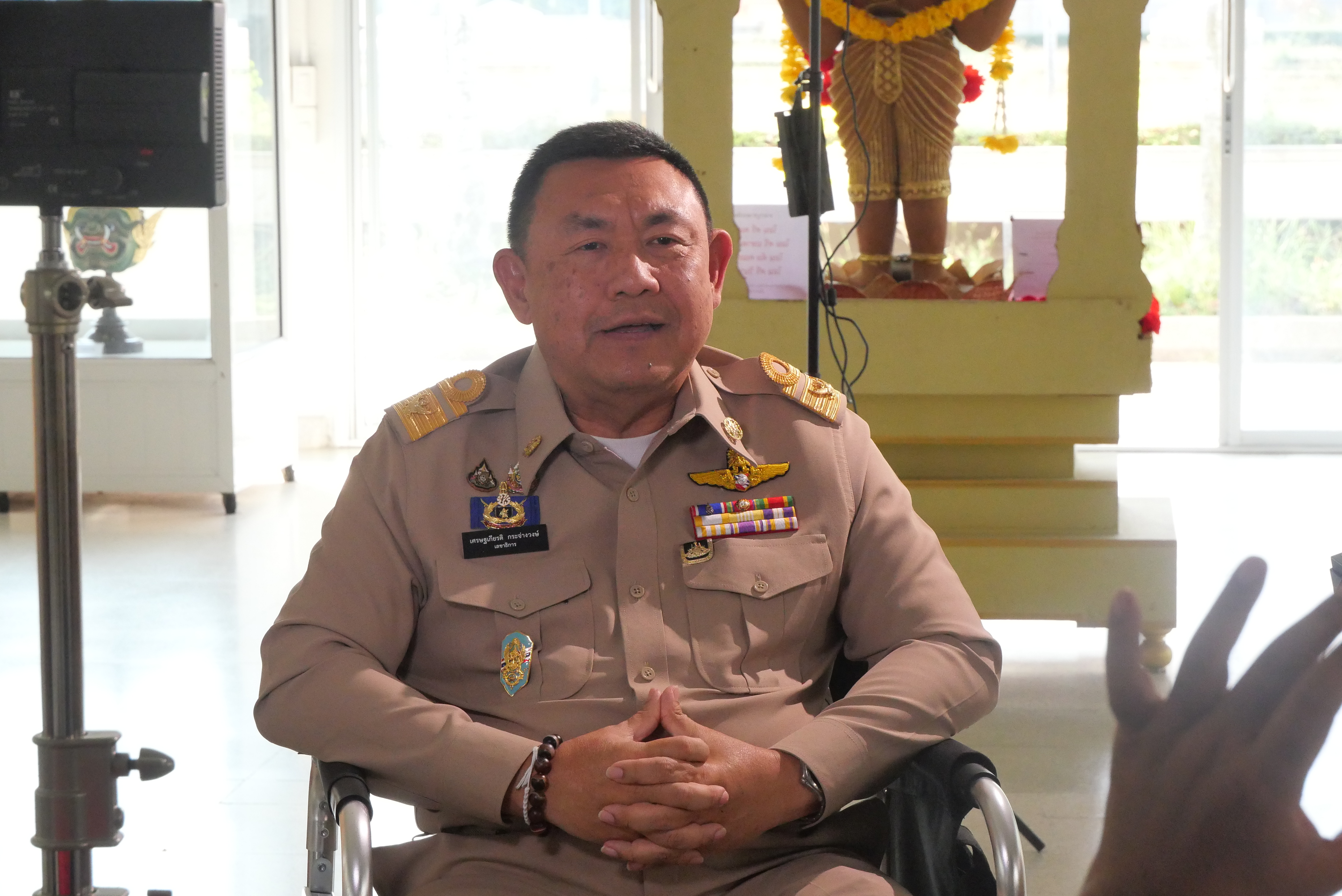 title - เลขาธิการ ส.ป.ก. บันทึกเทปให้สัมภาษณ์ภาพยนตร์สารคดีชุด “สืบสาน สร้างสุข ปวงประชา” และตรวจติดตามการดำเนินงานในพื้นที่เขตปฏิรูปที่ดิน ณ จังหวัดพระนครศรีอยุธยา